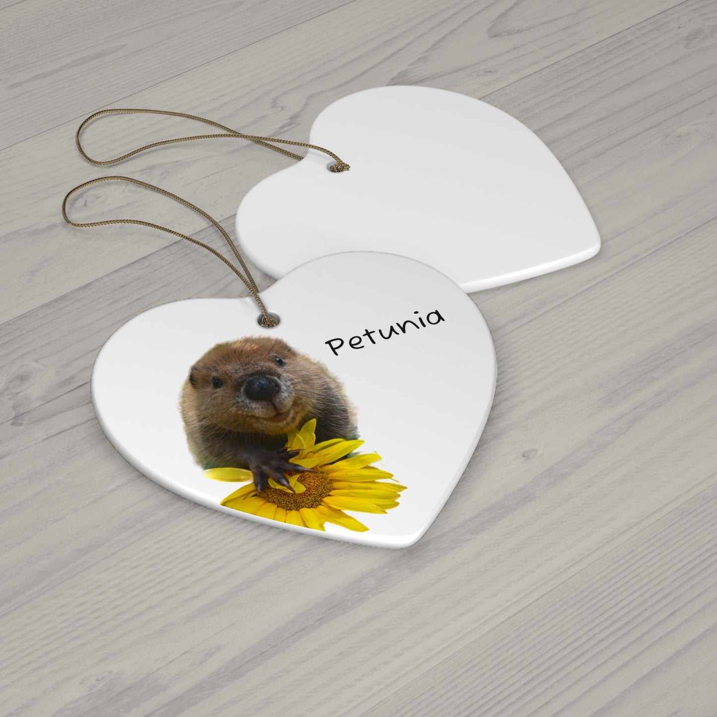 Petunia Ceramic Ornament