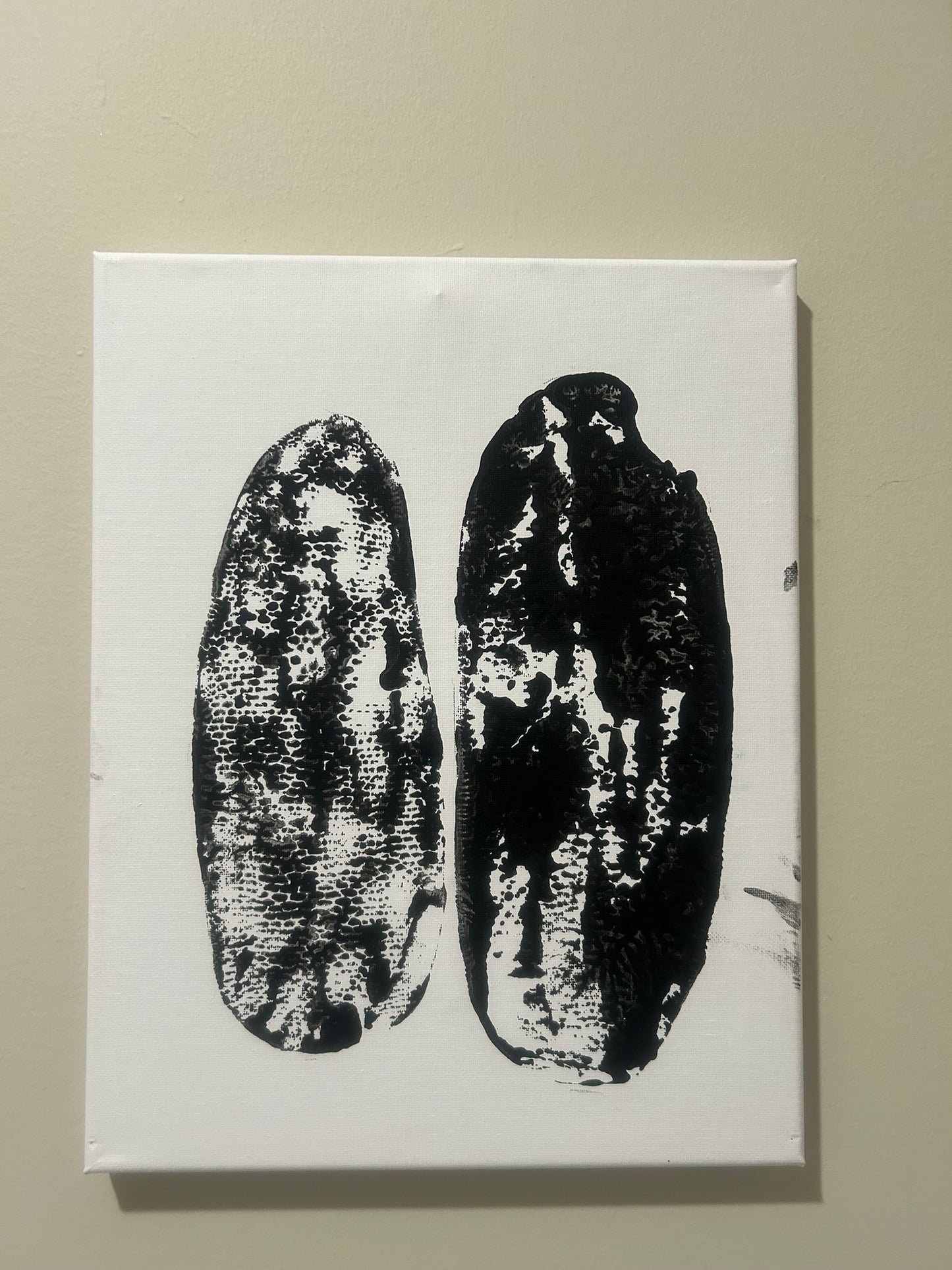 Stormy Rose and Tulip 11x14 Tail Print Black