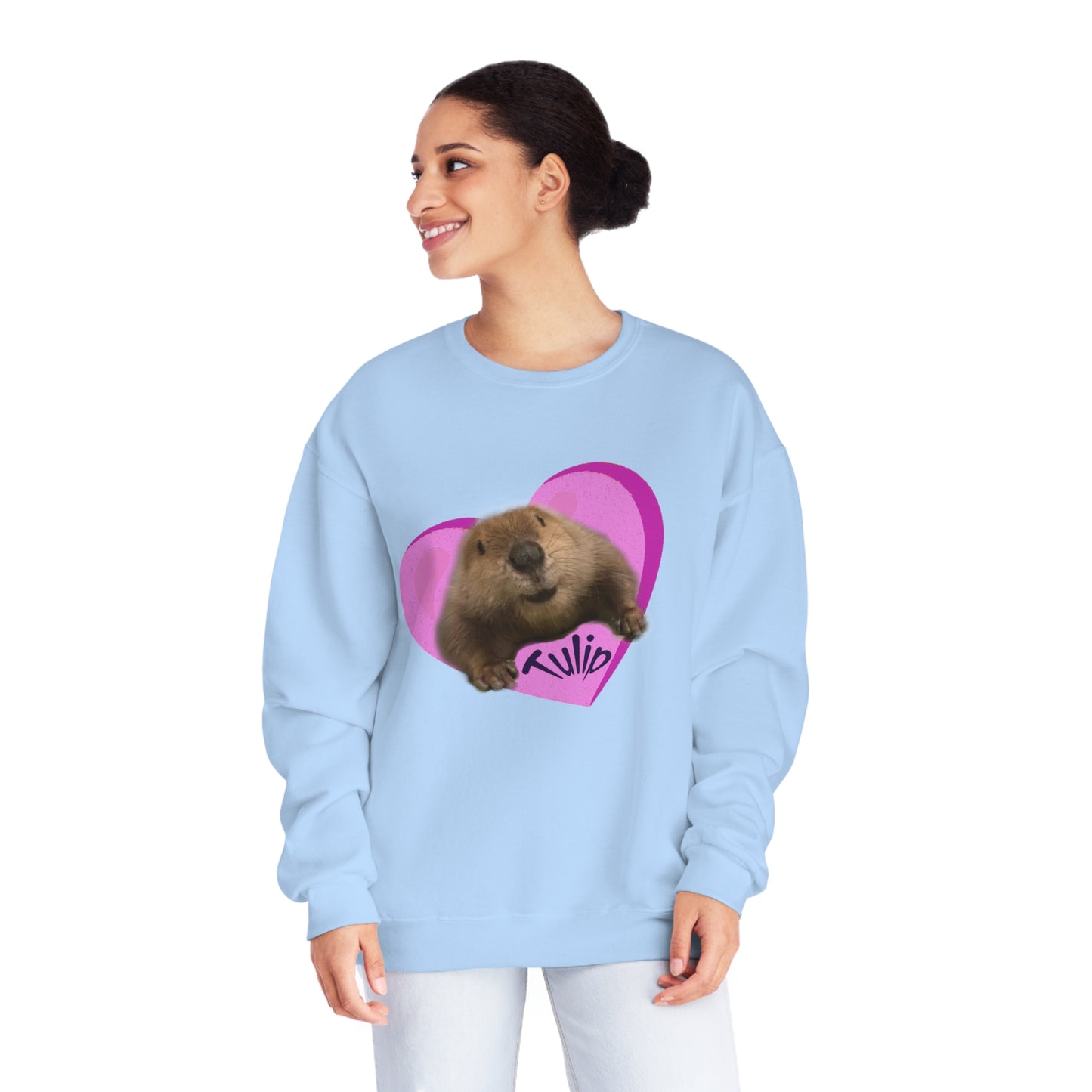 Tulip Heart Unisex NuBlend® Crewneck Sweatshirt