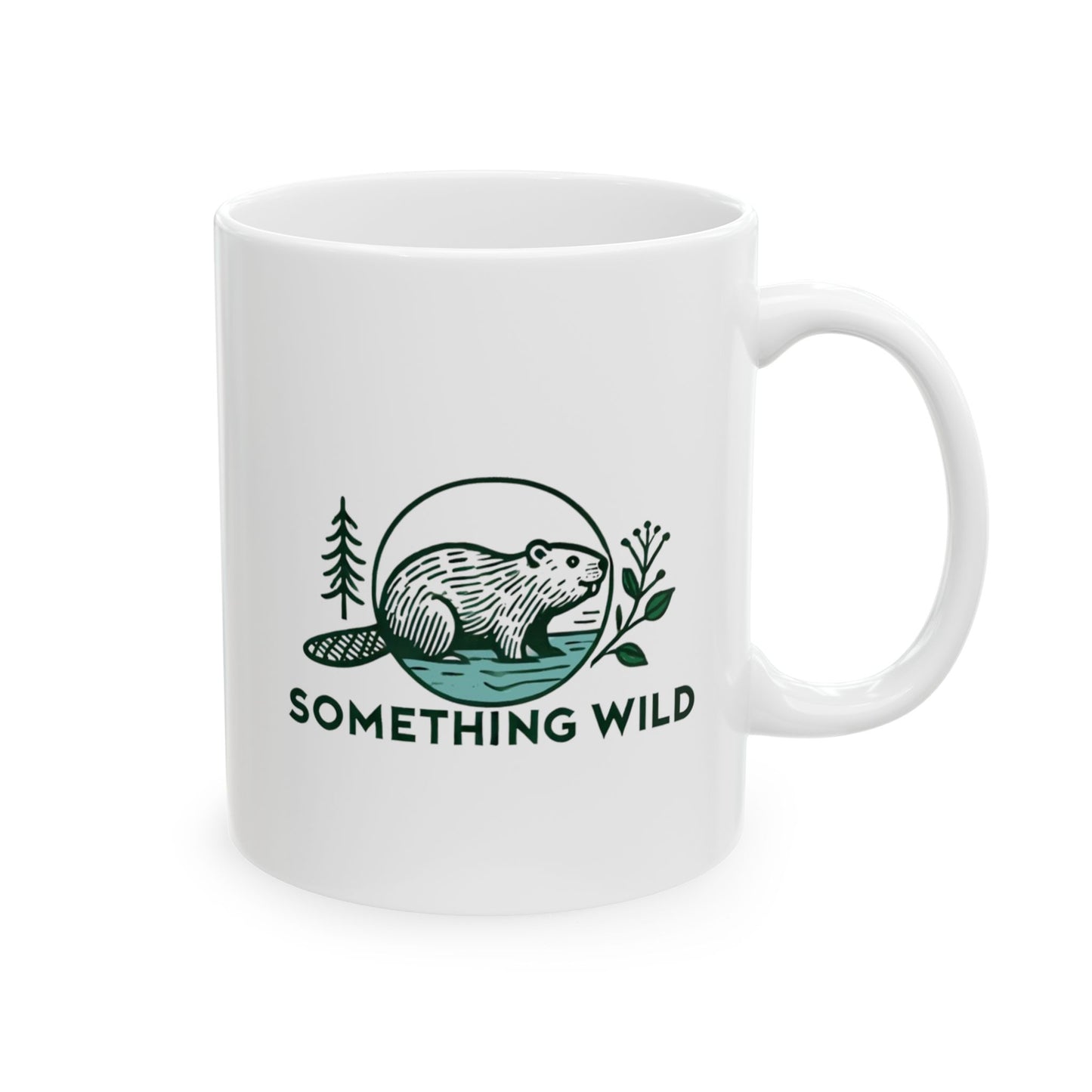 Something Wild Logo Ceramic Mug, (11oz, 15oz)