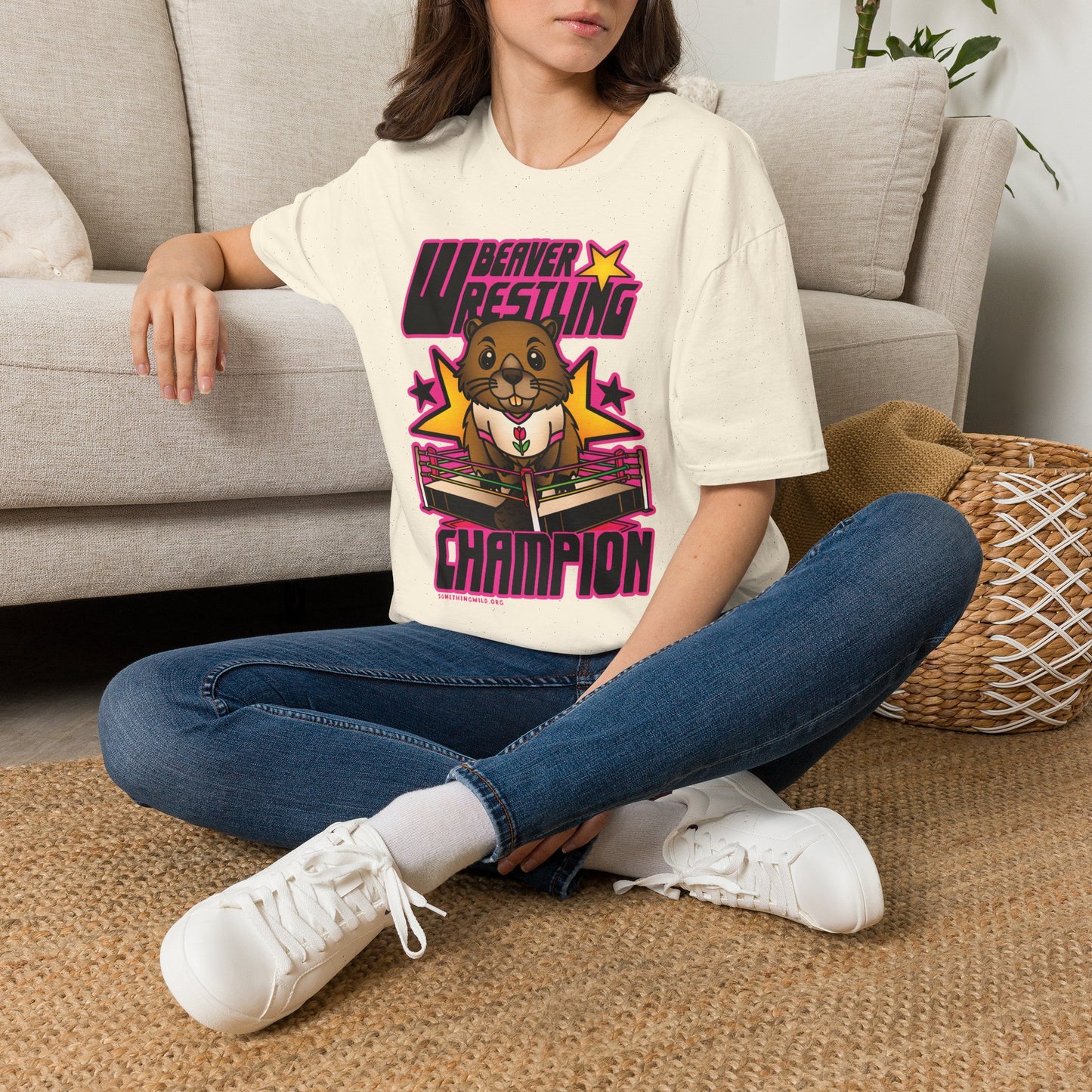 Beaver Wrestling Champion T-Shirt