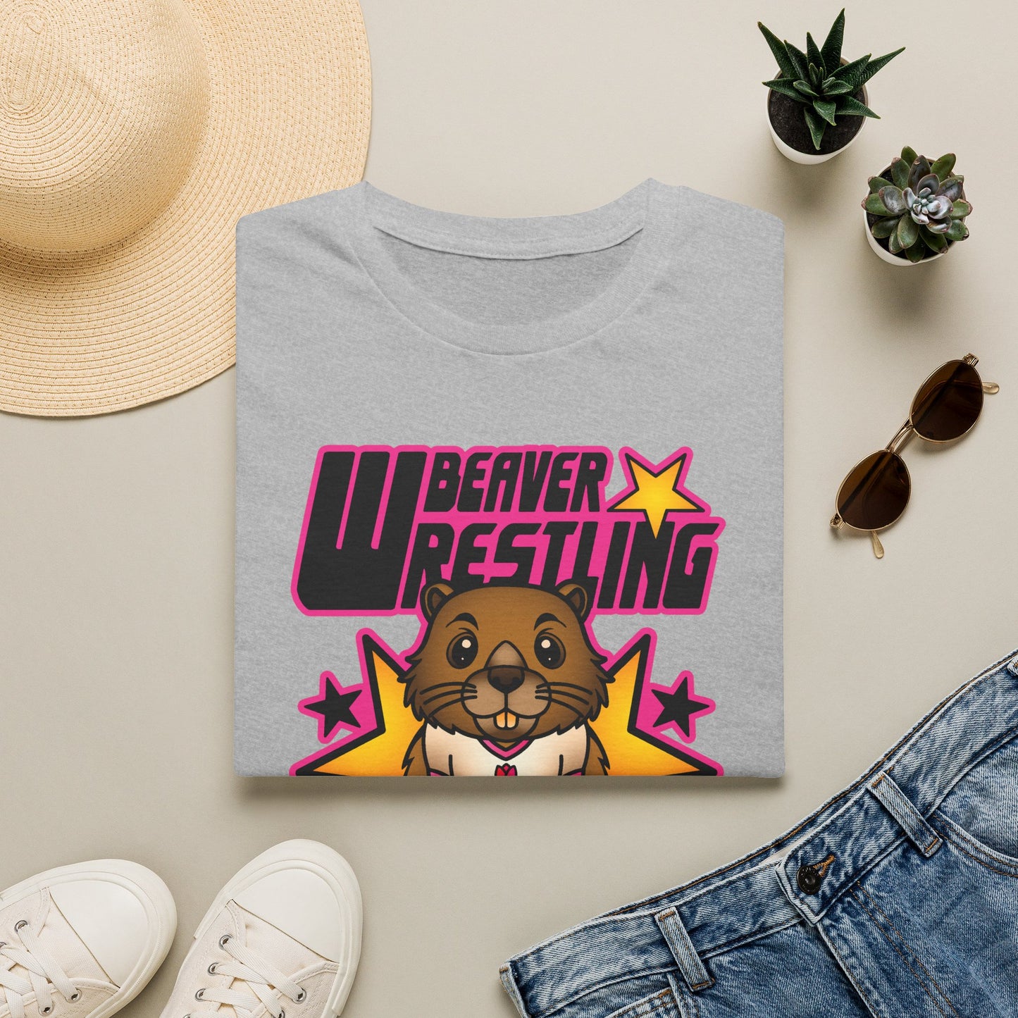 Beaver Wrestling Champion T-Shirt