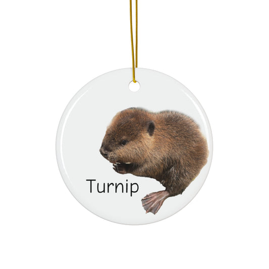 Turnip Ceramic Ornament