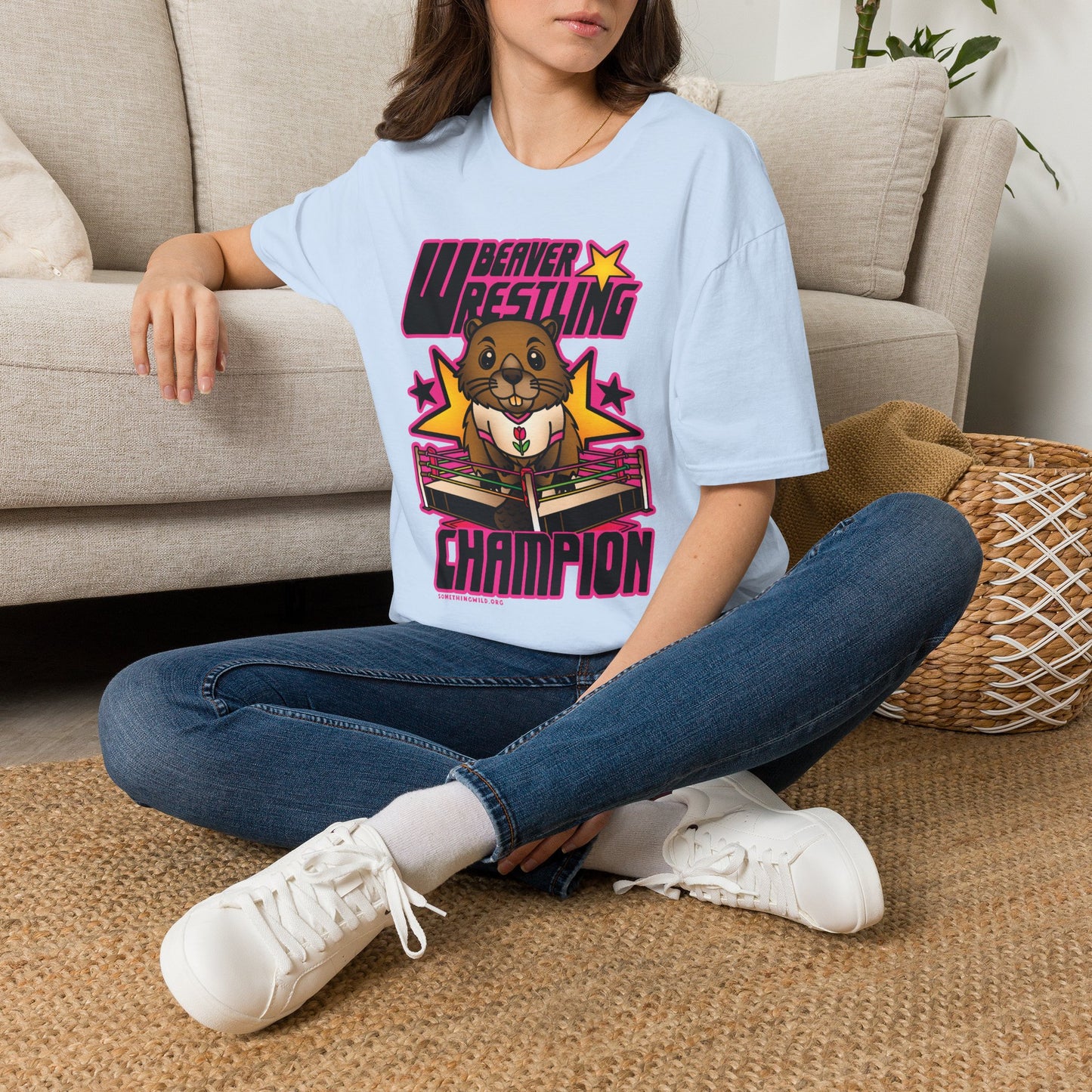 Beaver Wrestling Champion T-Shirt