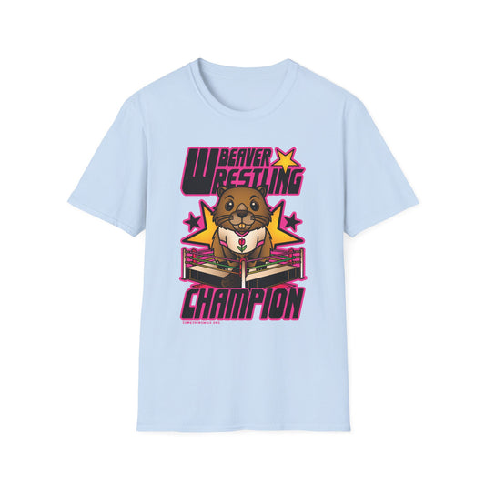 Beaver Wrestling Champion T-Shirt
