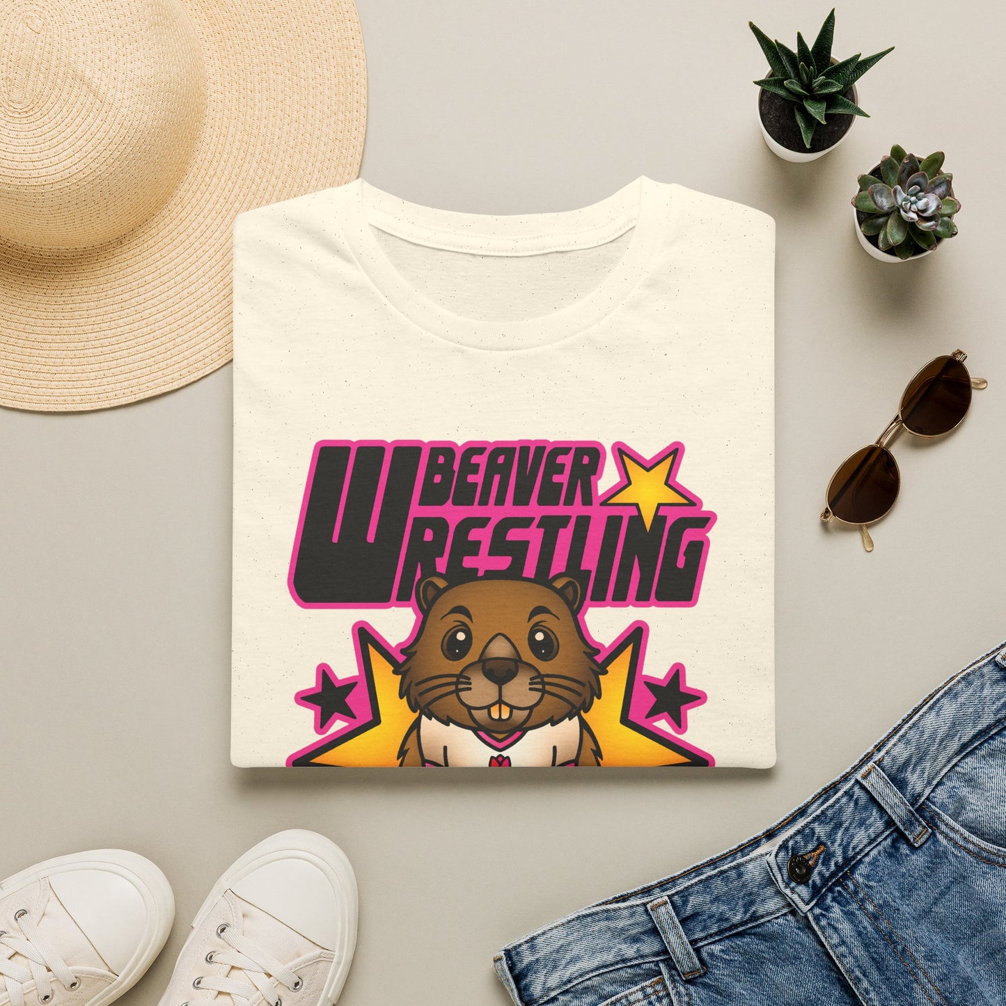 Beaver Wrestling Champion T-Shirt