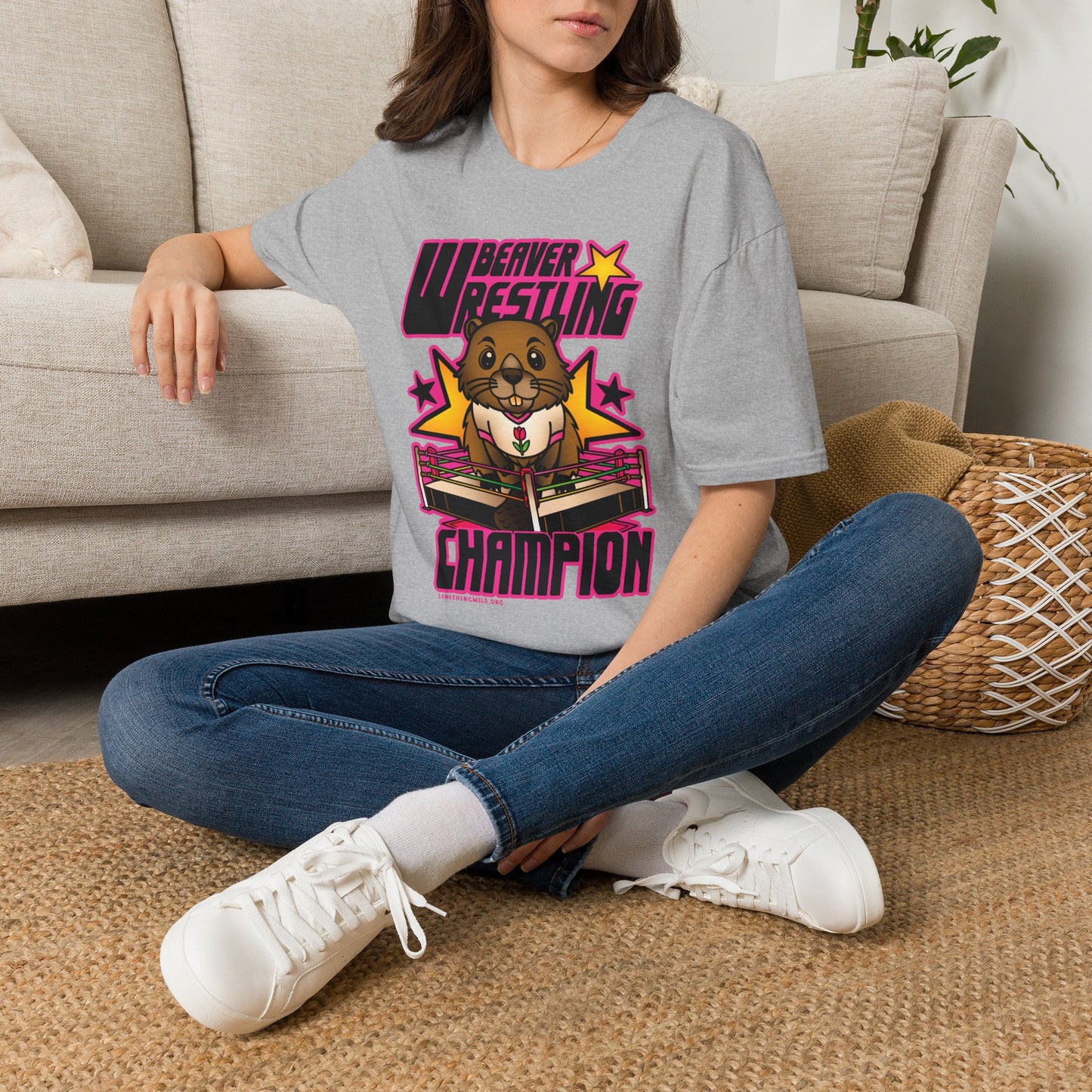 Beaver Wrestling Champion T-Shirt