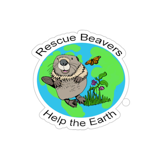 Rescue Beavers Die-Cut Stickers