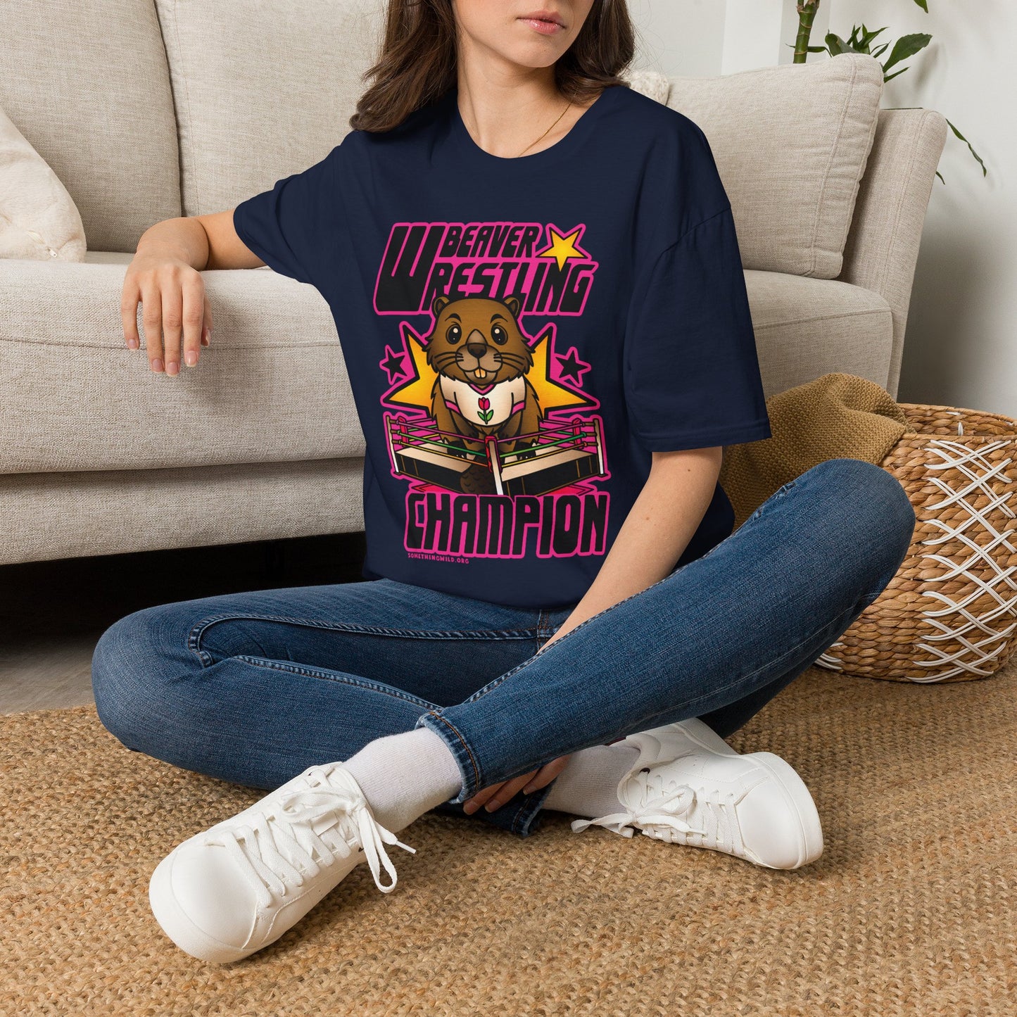 Beaver Wrestling Champion T-Shirt