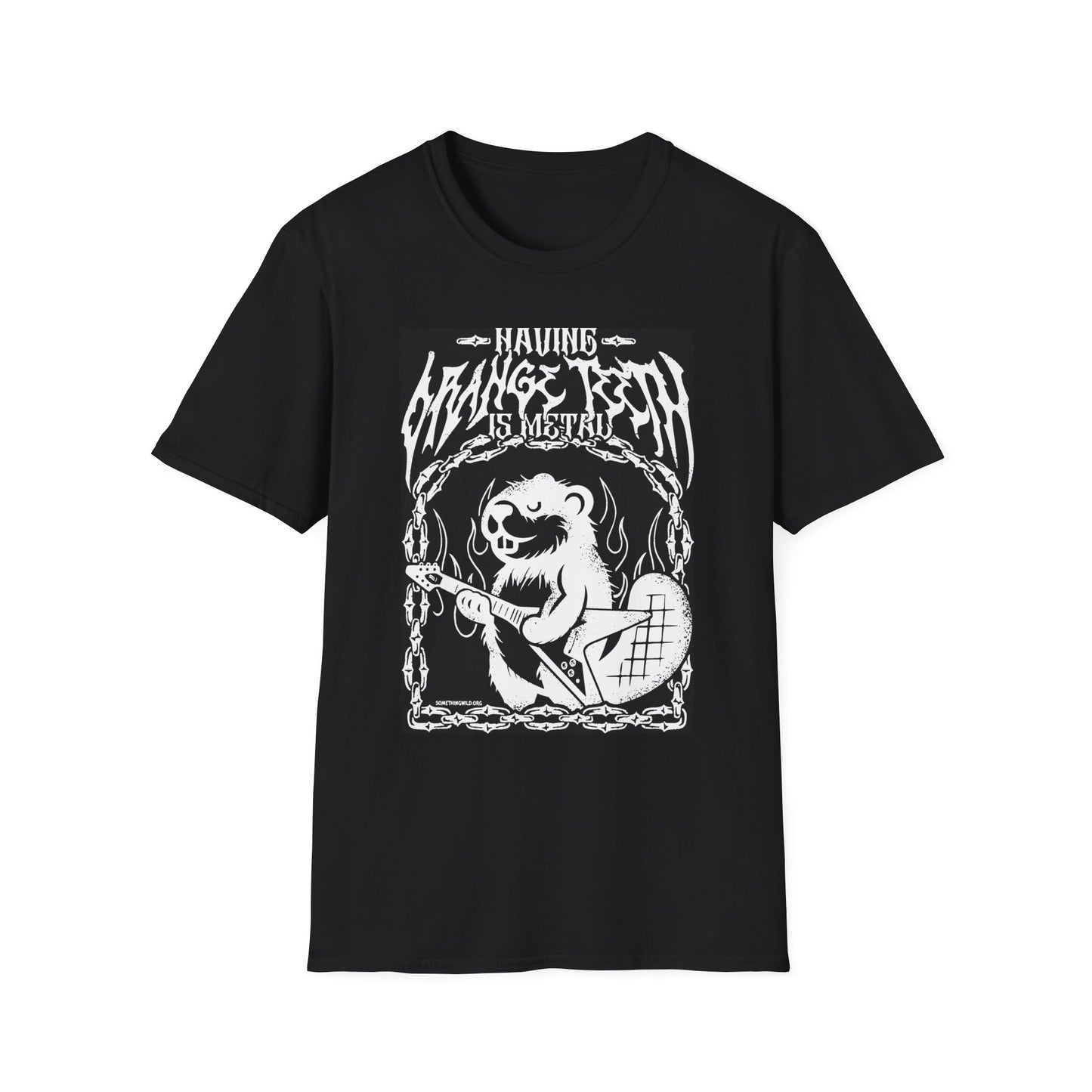 Having Orange Teeth is Metal T-Shirt