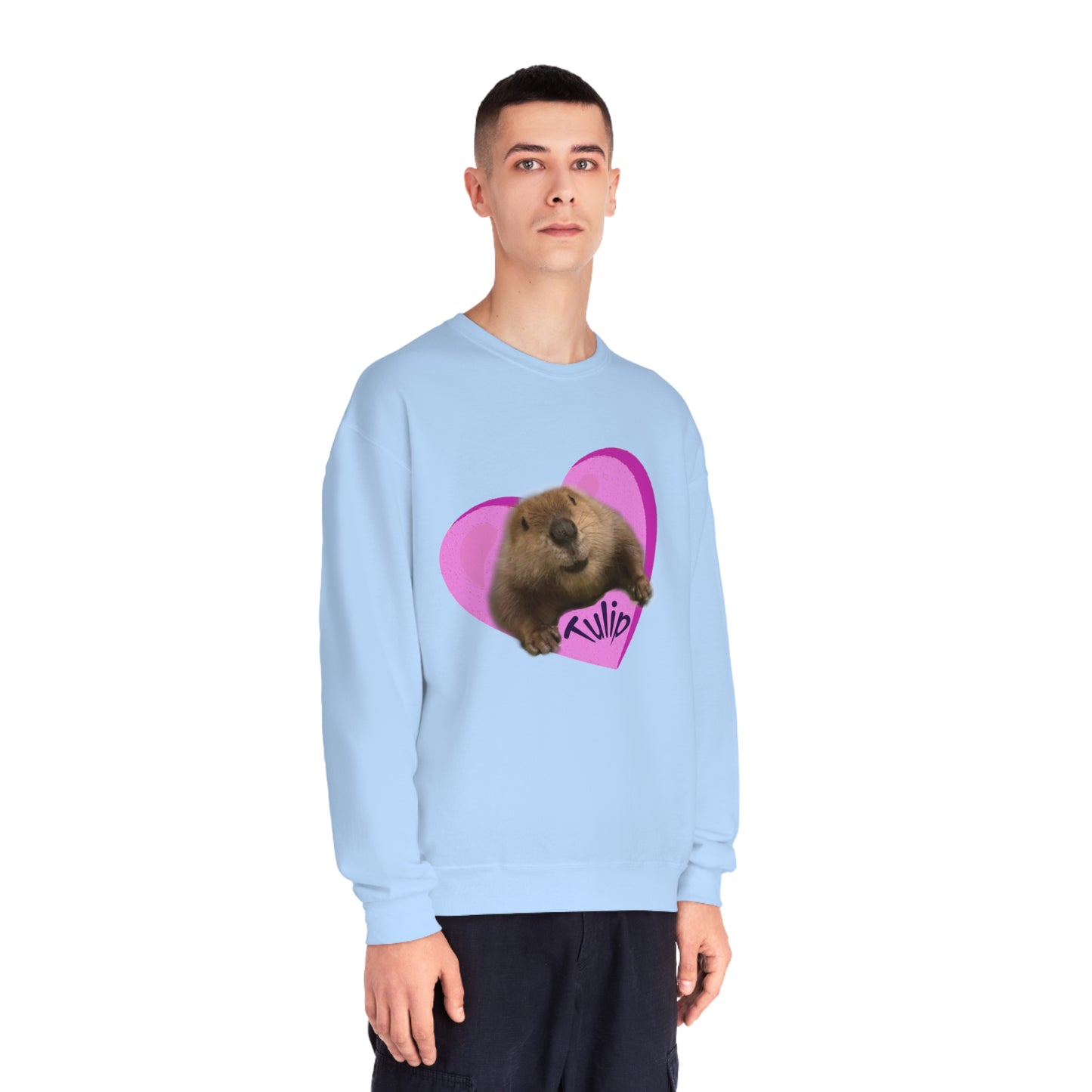 Tulip Heart Unisex NuBlend® Crewneck Sweatshirt