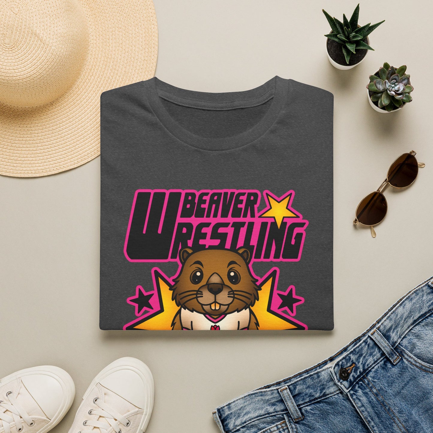 Beaver Wrestling Champion T-Shirt