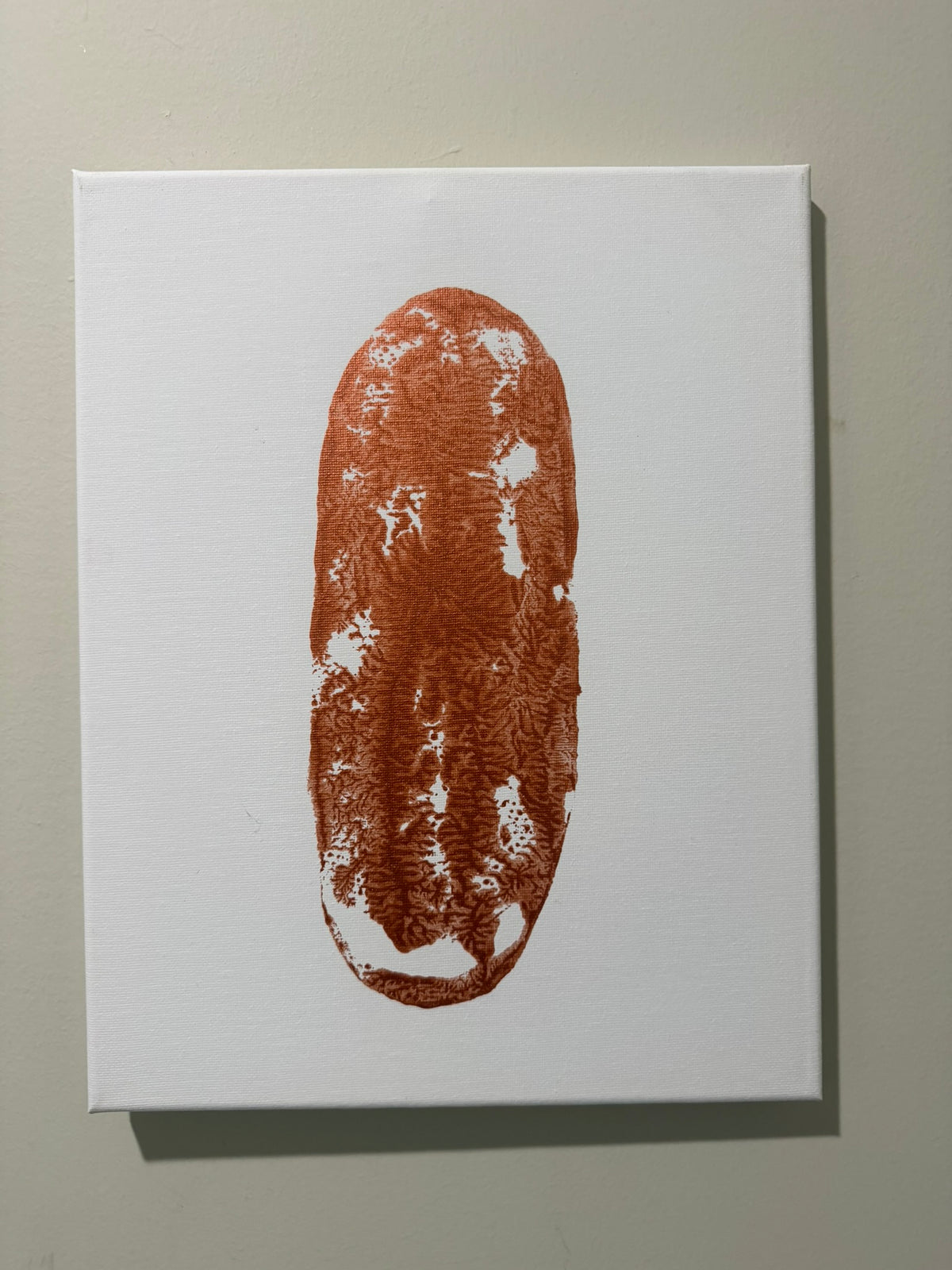 Windy Tail Print 11x14 white canvas